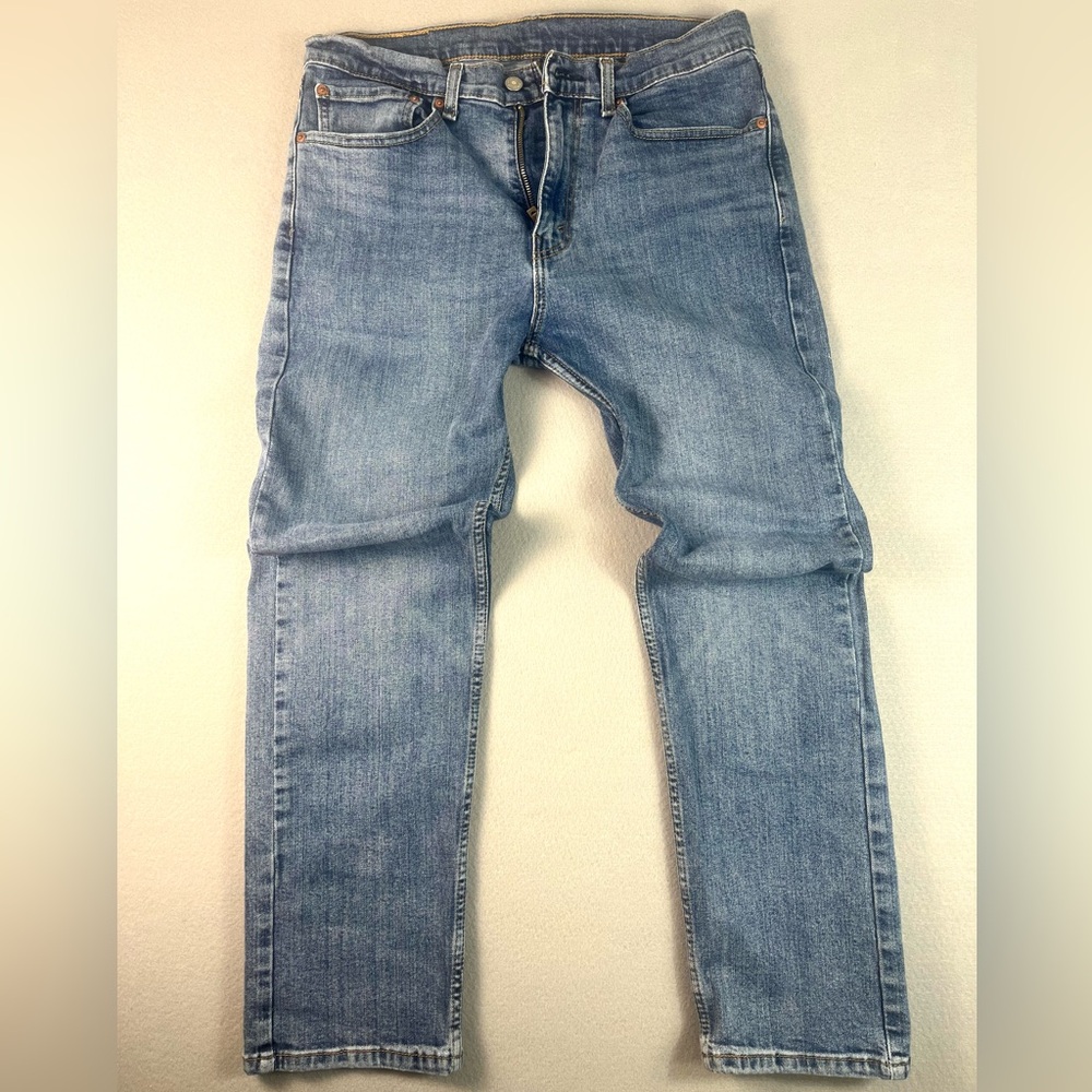 Levi’s 505 Men’s Straight Leg Jeans Medium Wash Regular Fit W34 L32 Zip Fly